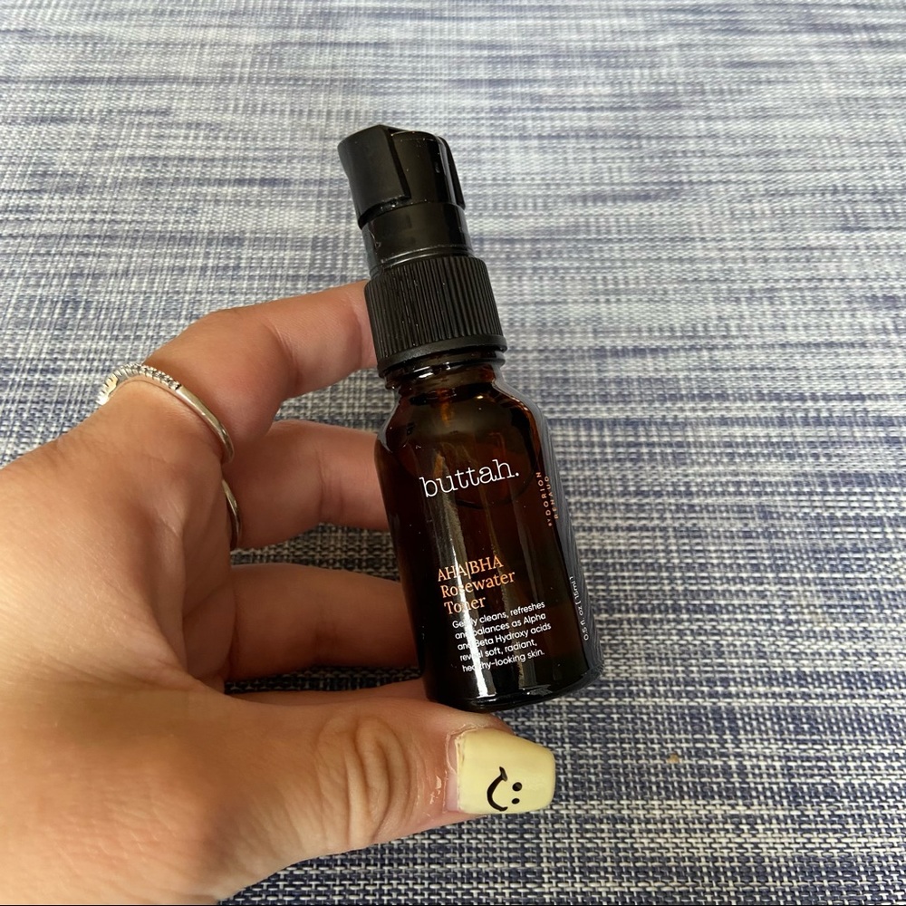 buttah skin AHA/BHA rosewater toner